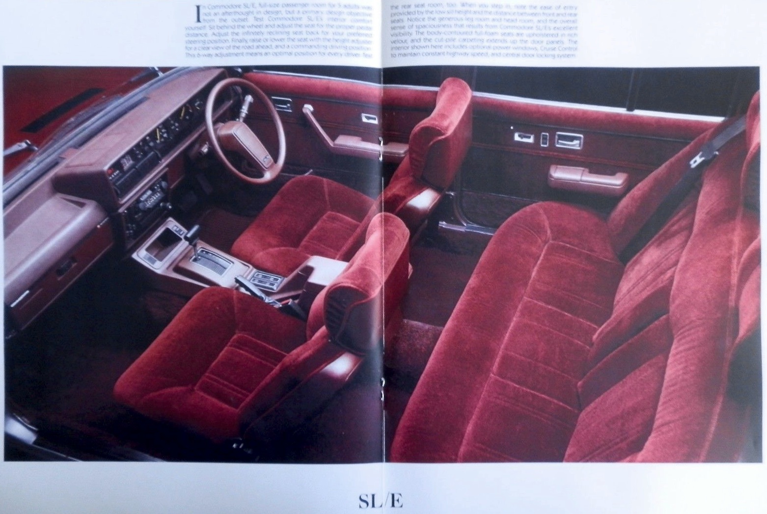 1981 Holden Commodore VH SL/E Brochure Page 6